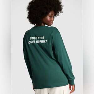 PINK Victoria’s Secret Medium Campus Cotton Long-Sleeve
Deep Forest Aspen- NWT